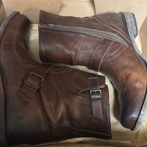 Men's Brown Leather Boots